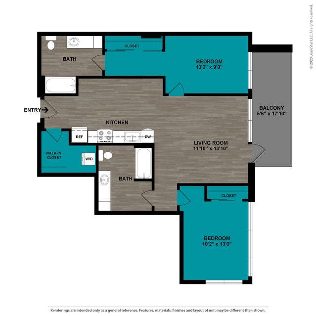 Osprey Luxury Apartments Portland, Oregon Floor Plans